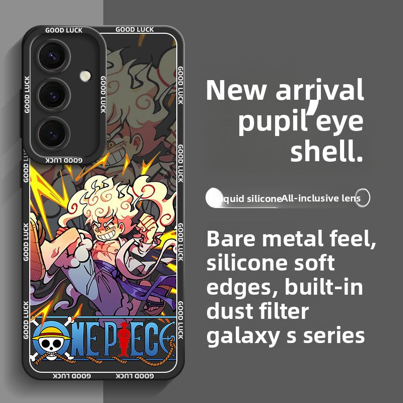 One Piece Liquid Soft Silicone Full-Body Shockproof Protective Samsung Phone Case