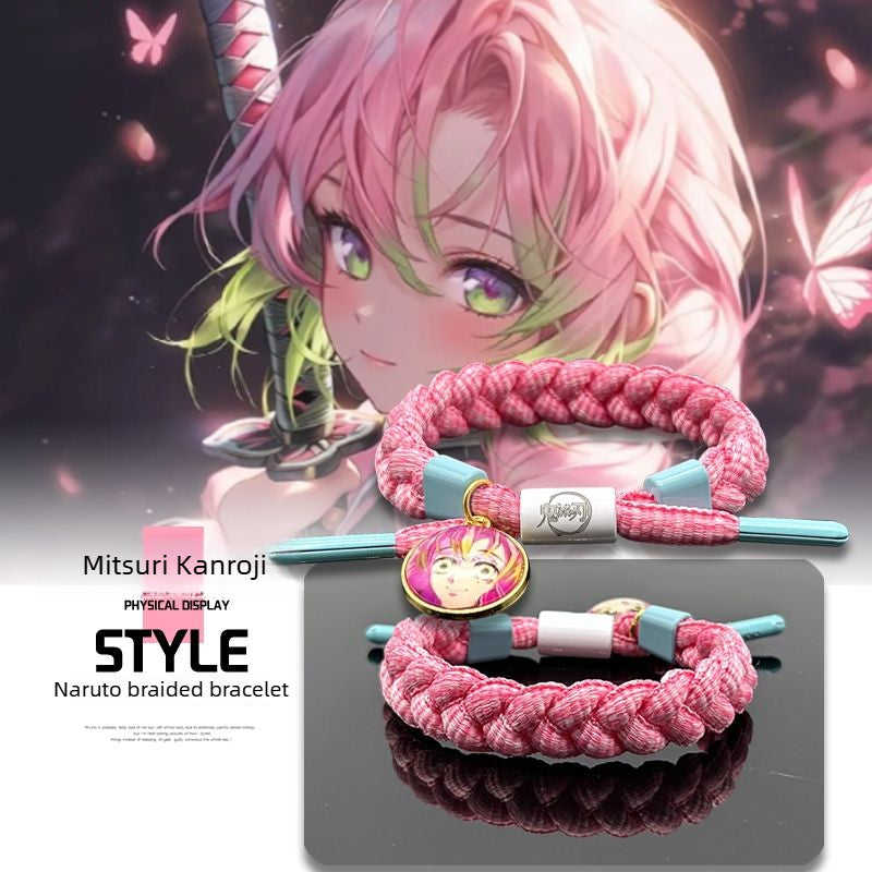 Demon Slayer Handmade Woven Bracelet