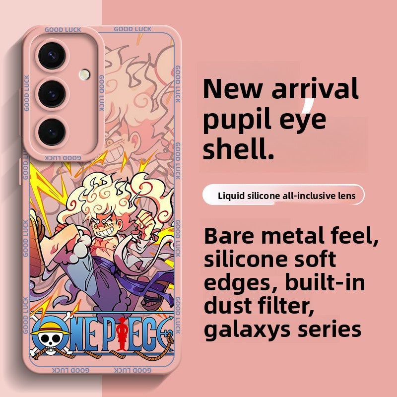 One Piece Liquid Soft Silicone Full-Body Shockproof Protective Samsung Phone Case