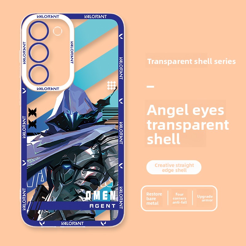 Valorant Transparent Shockproof Phone Case For Samsung Mobile Phones