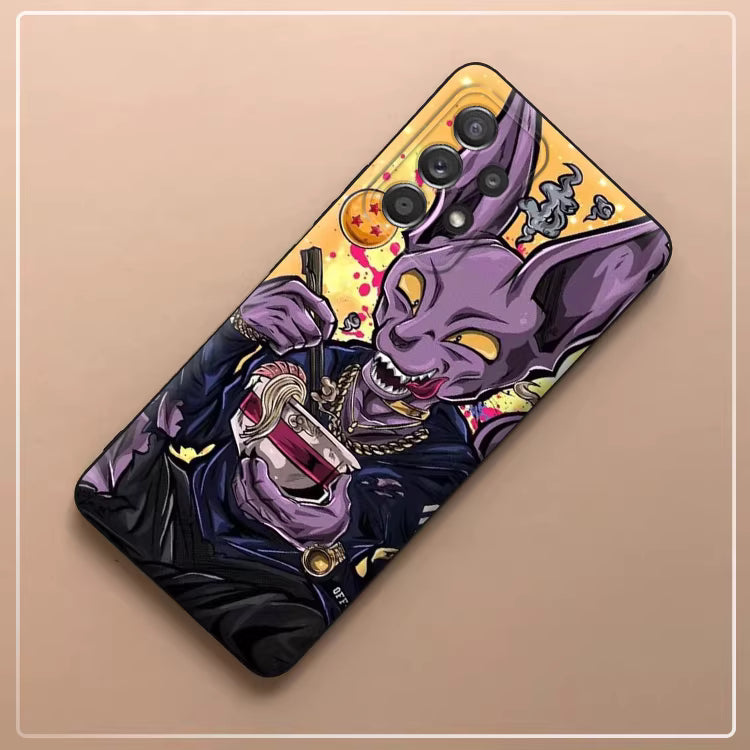 Dragon Ball Anti-Fall Frosted Soft Silicone Phone Case For the Samsung