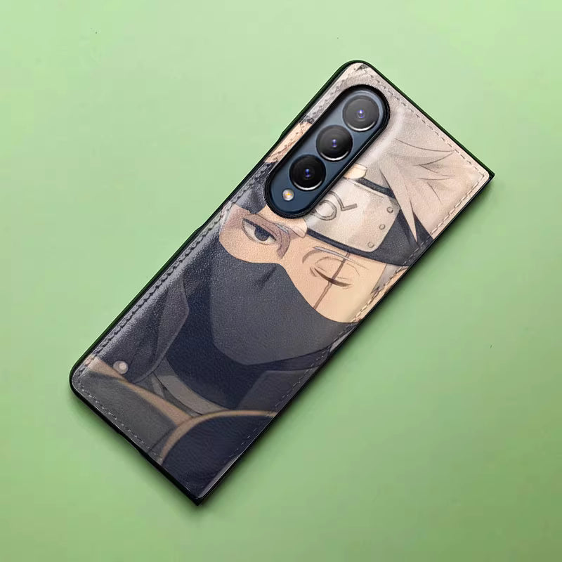 Naruto Soft Leather Texture Anti-fall Phone Case For Samsung Phones