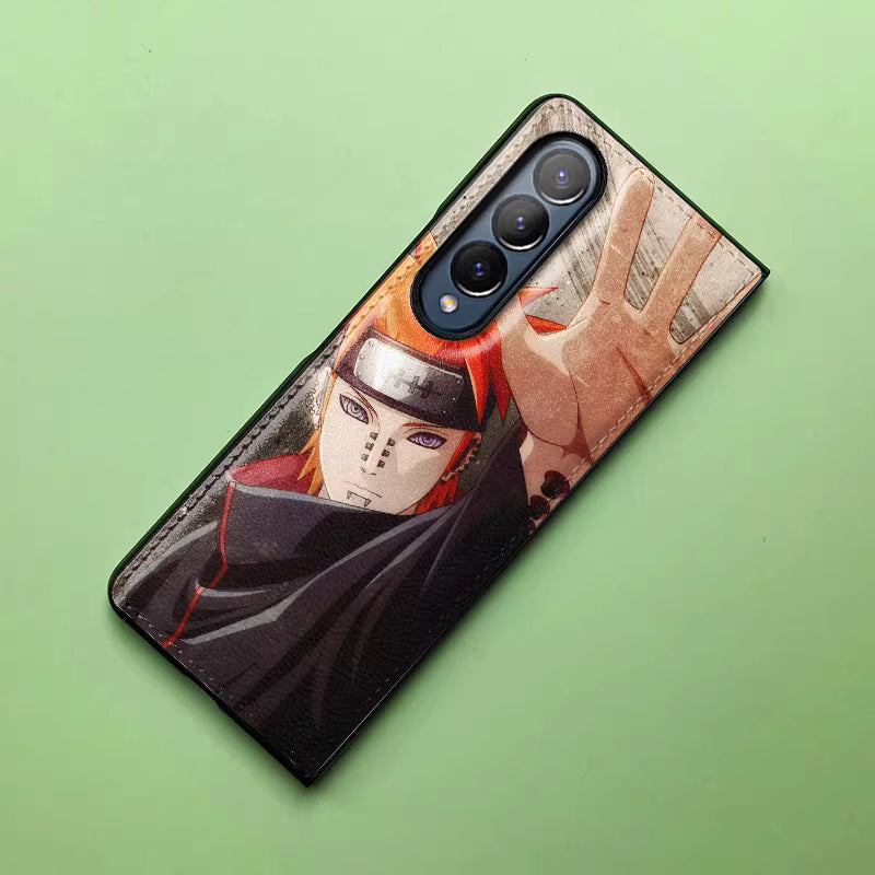 Naruto Soft Leather Texture Anti-fall Phone Case For Samsung Phones