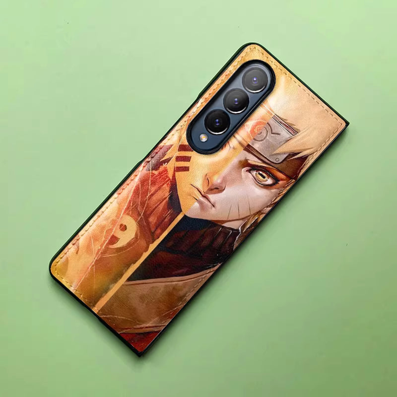 Naruto Soft Leather Texture Anti-fall Phone Case For Samsung Phones