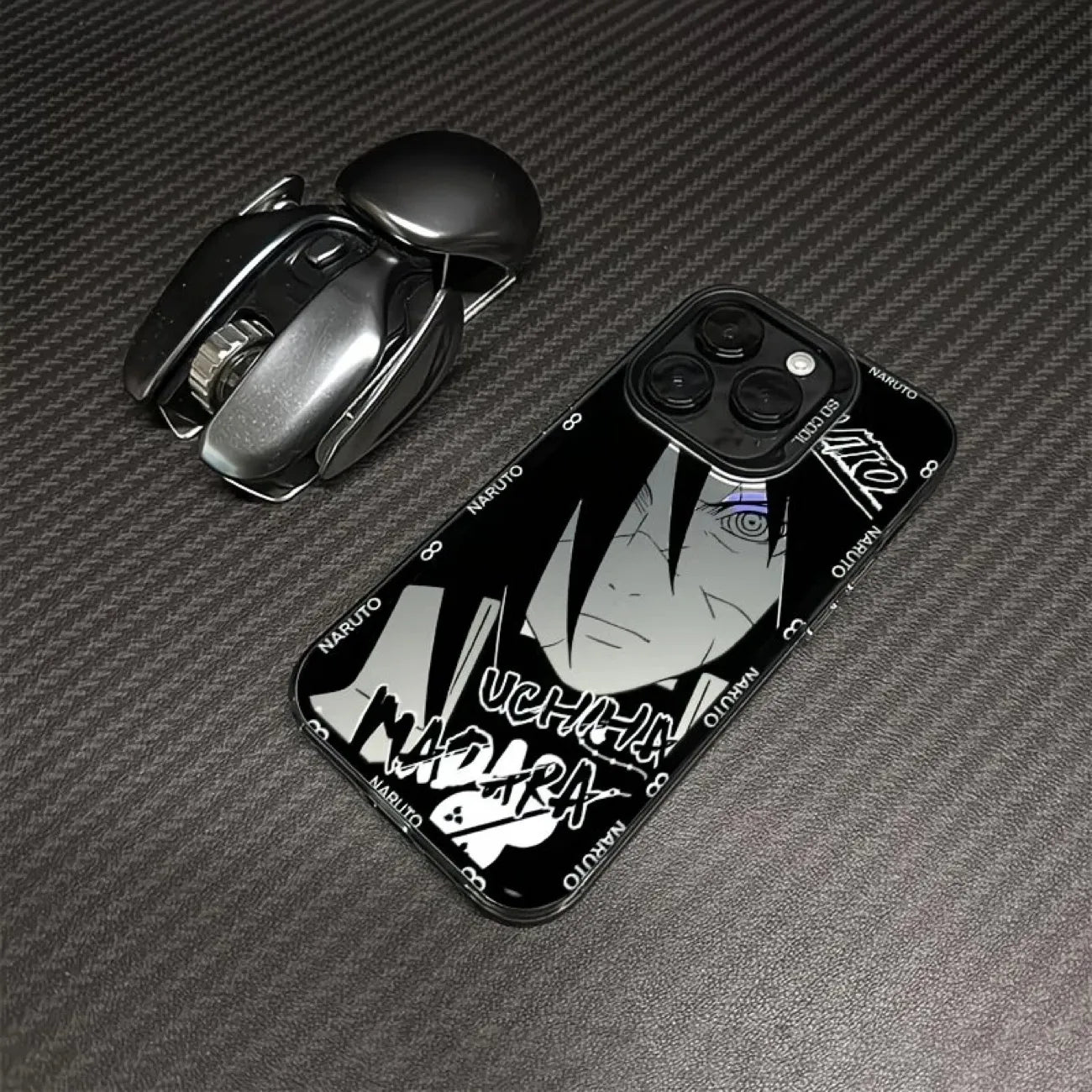 Naruto Uchiha Sasuke Phone Case Electroplating