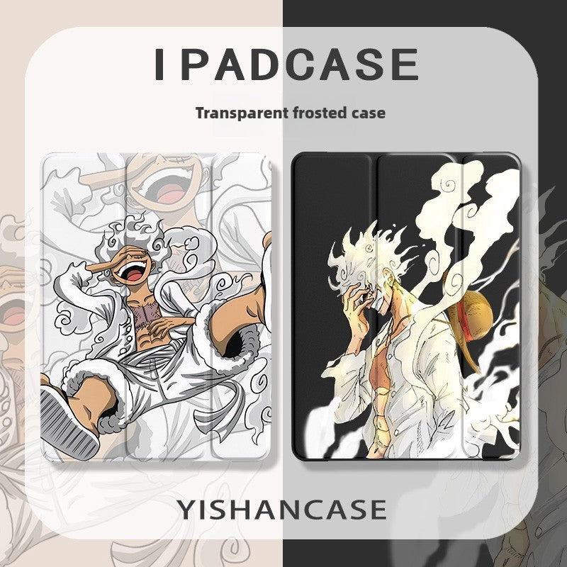 5 Gear Luffy iPad Case Pro Silicone with Pen Slot - HelloAnimeCases