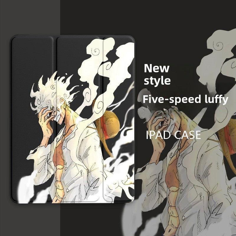 5 Gear Luffy iPad Case Pro Silicone with Pen Slot - HelloAnimeCases