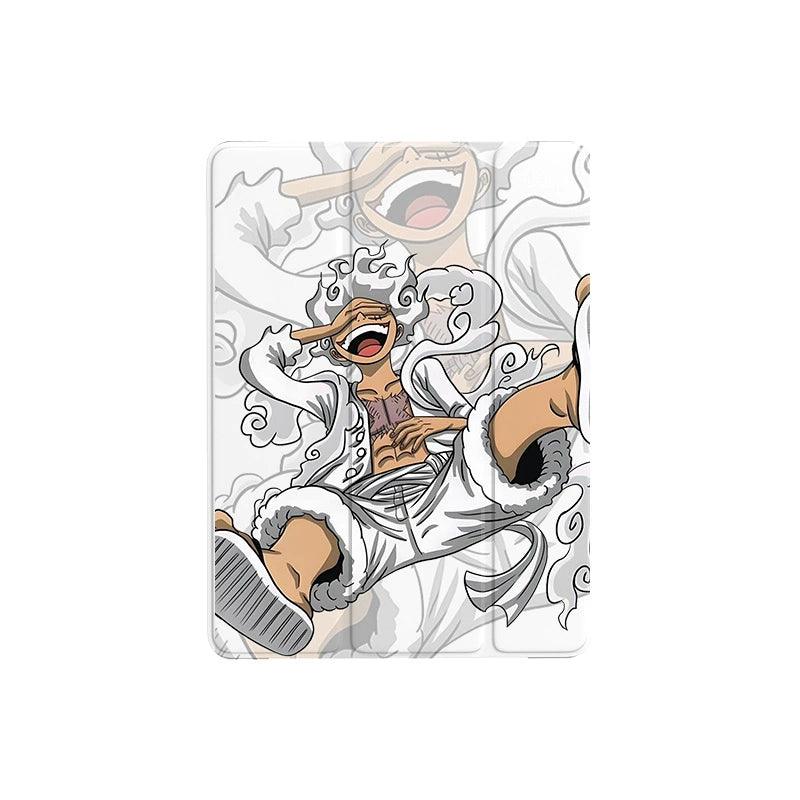 5 Gear Luffy iPad Case Pro Silicone with Pen Slot - HelloAnimeCases