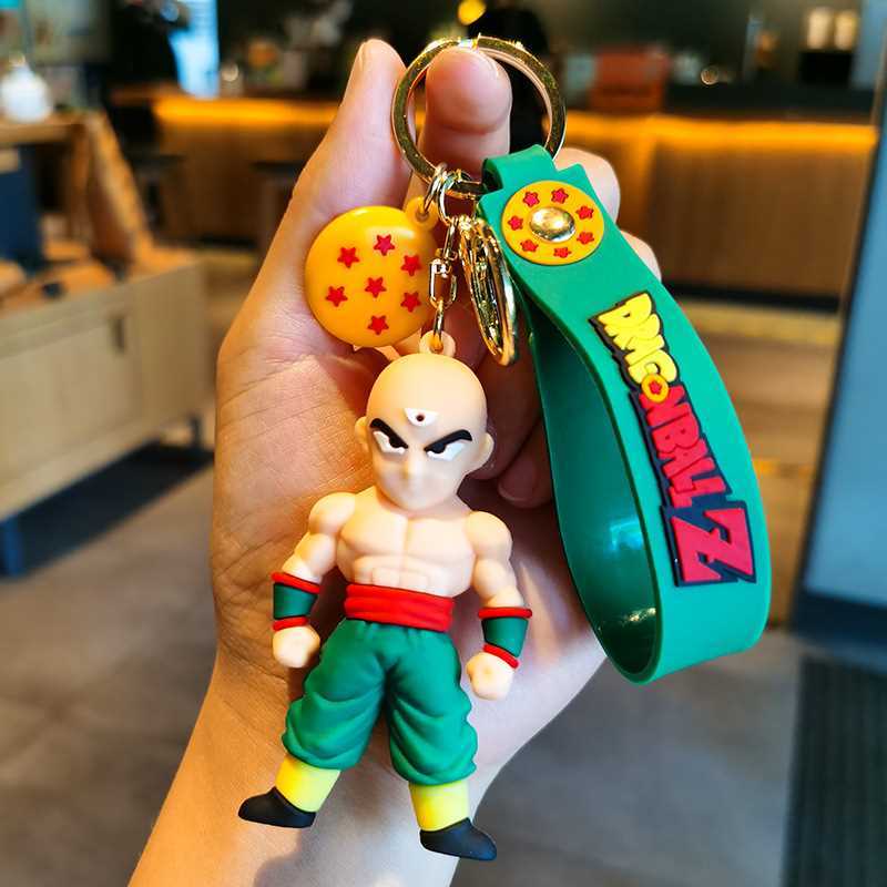 Sun Goku Dragon Ball Keychain Three-dimensional Doll Pendant Pvc Epoxy Car Pendant Bag