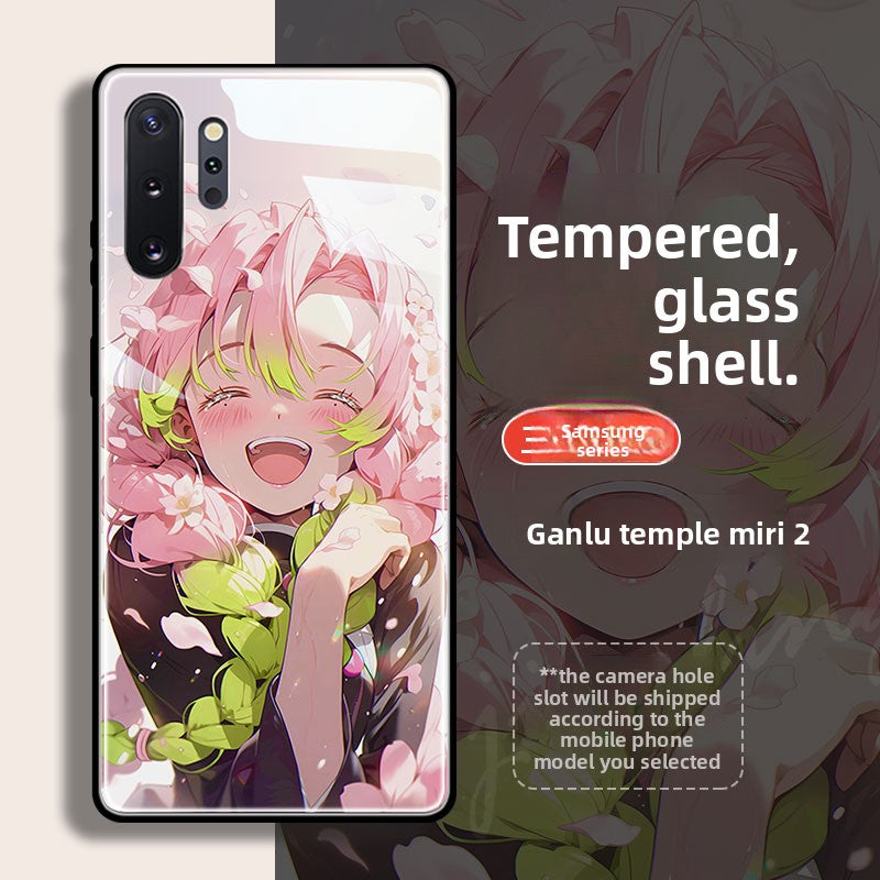 Demon Slayer Tempered Glass Shockproof Phone Case For Samsung Flip