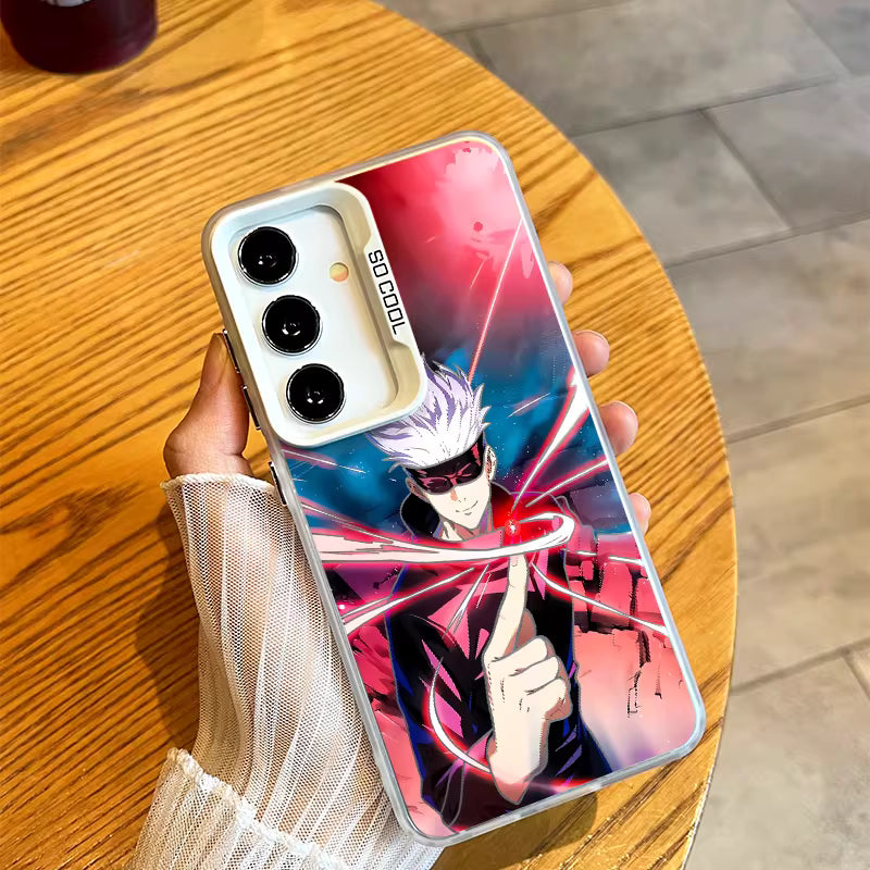 Jujutsu Kaisen Gojo Satoru Anti-Fall Hard Phone Case For the Samsung Galaxy