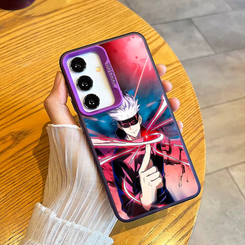 Jujutsu Kaisen Gojo Satoru Anti-Fall Hard Phone Case For the Samsung Galaxy
