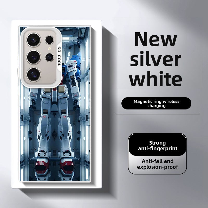 Gundam Magnetic Anti-Fall Slim Magsafe Phone Case For Samsung Phones