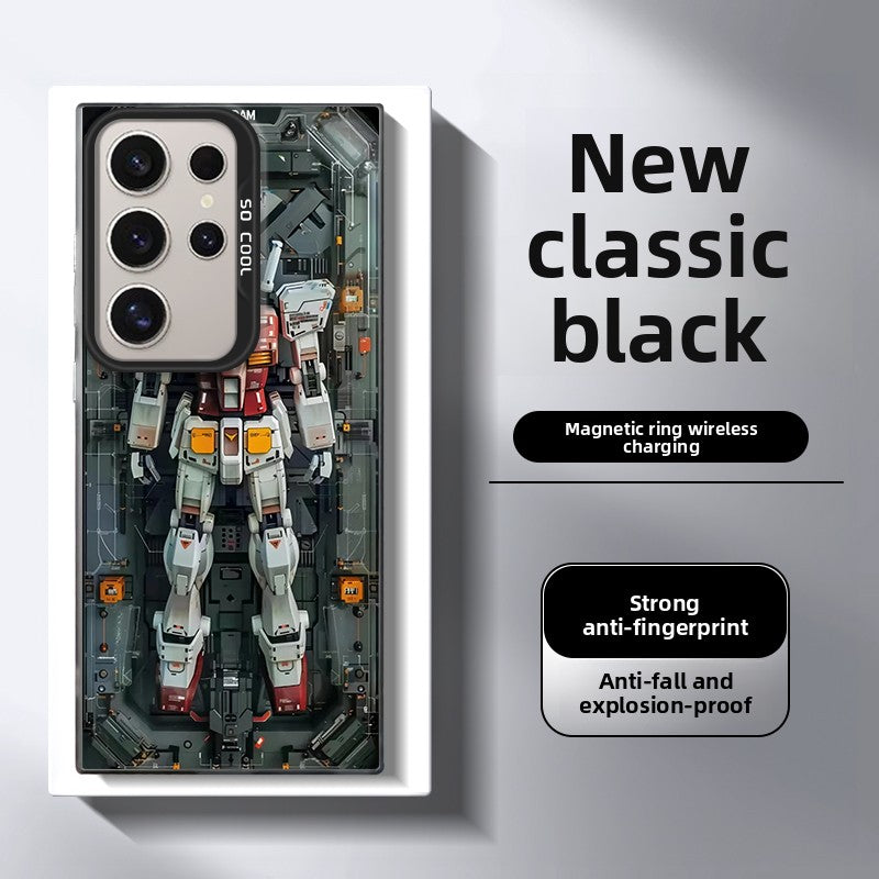 Gundam Magnetic Anti-Fall Slim Magsafe Phone Case For Samsung Phones