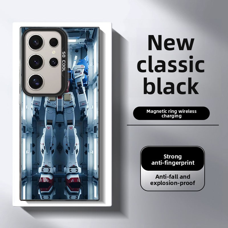 Gundam Magnetic Anti-Fall Slim Phone Case For Samsung Phones