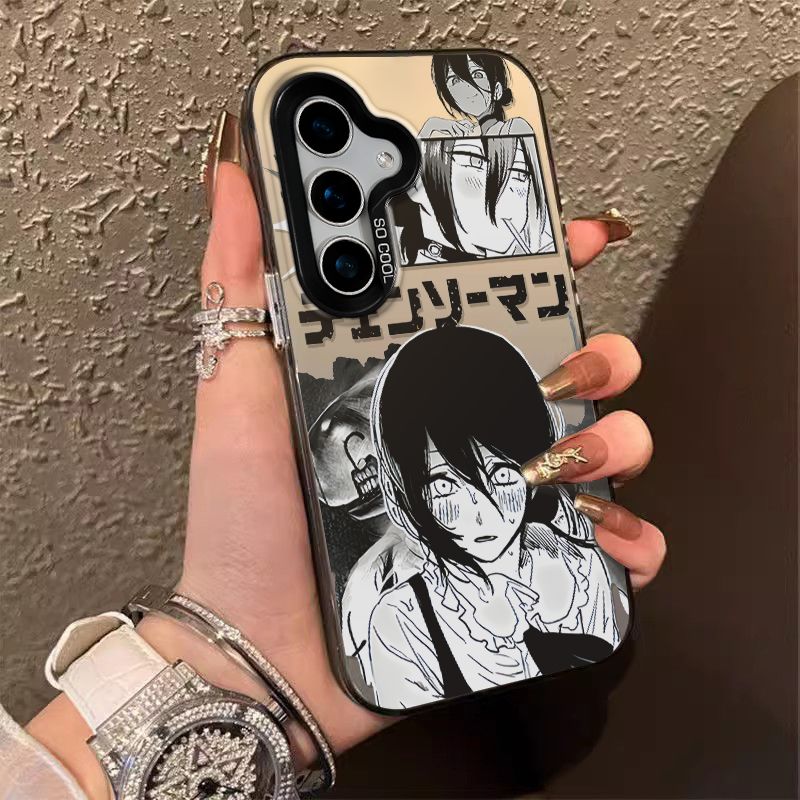 Chainsaw Man Reze Full Coverage Shockproof Phone Case For Samsung