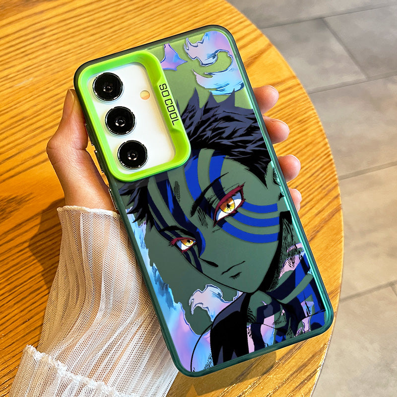 Demon Slayer Akaza Soft Phone Case For the Samsung Galaxy