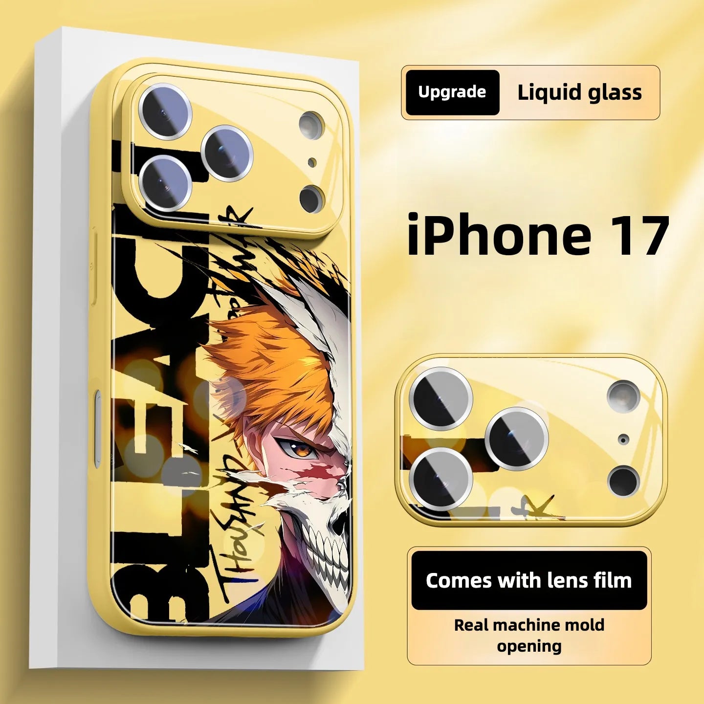 Bleach Kurosaki Ichigo iPhone 17 Case | Liquid Glass