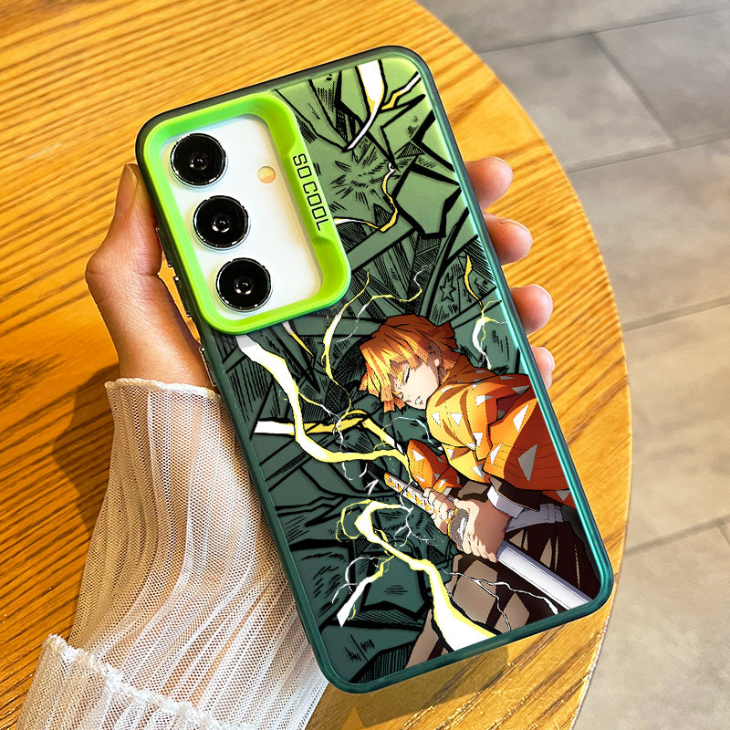 Demon Slayer Zenitsu Agatsuma Soft Phone Case For Samsung Phones