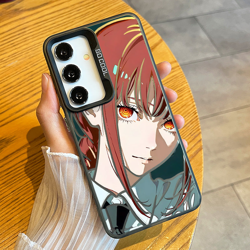 Chainsaw Man Makima Soft Phone Case For Samsung Mobile Phones