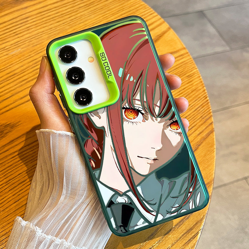 Chainsaw Man Makima Soft Phone Case For Samsung Mobile Phones