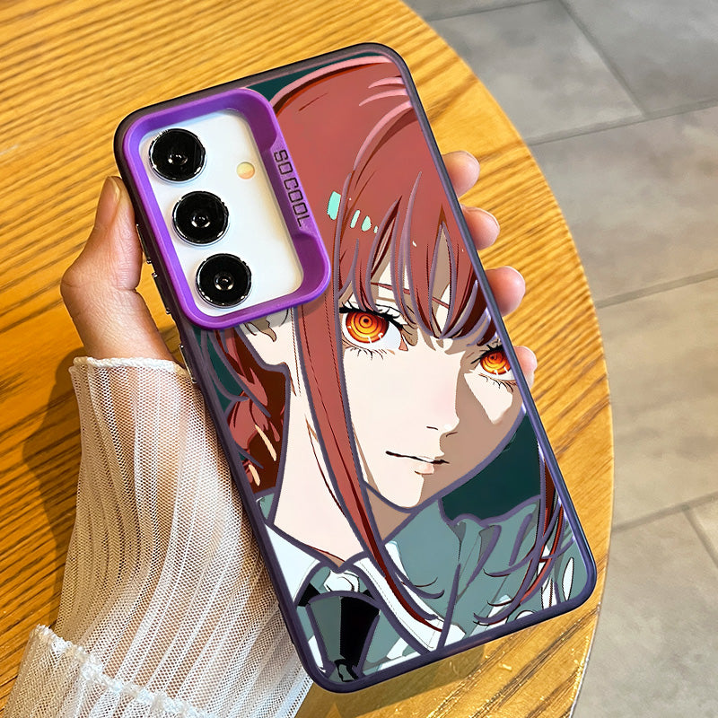 Chainsaw Man Makima Soft Phone Case For Samsung Mobile Phones