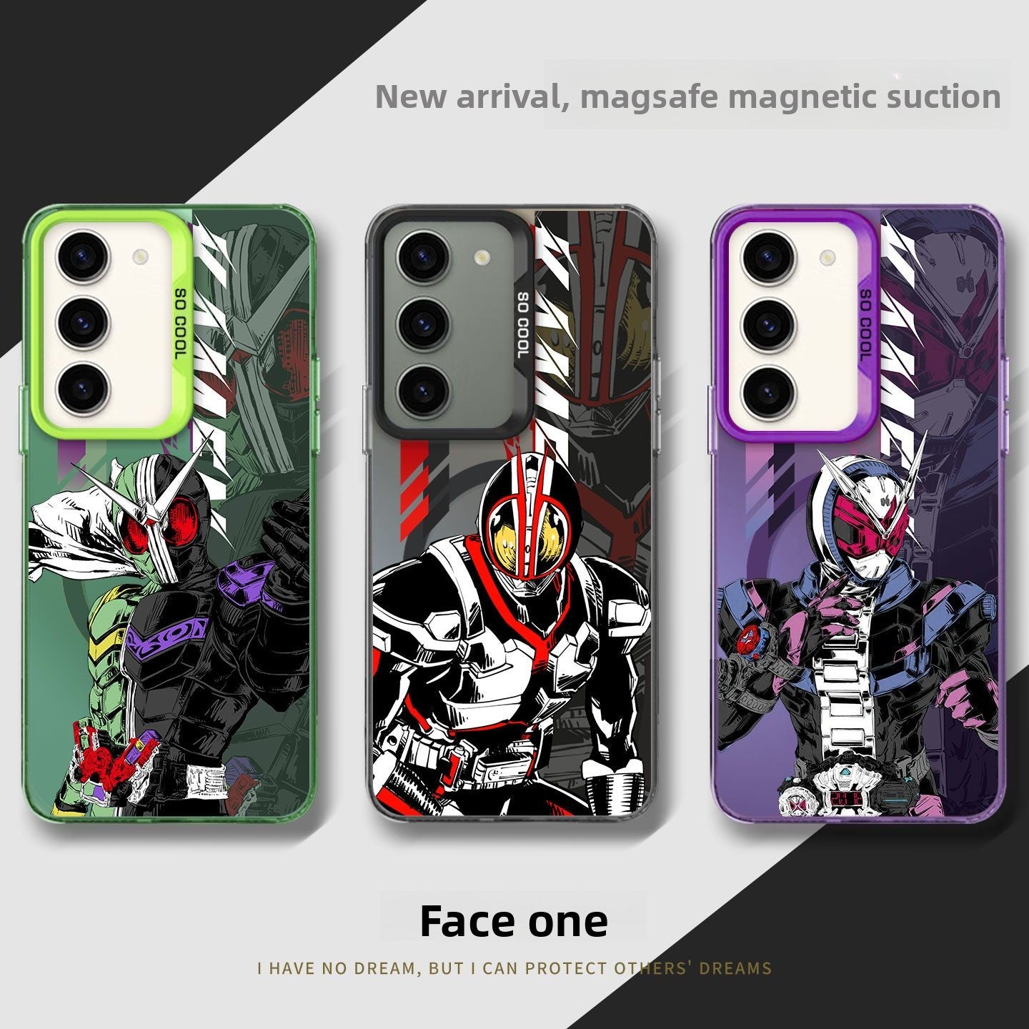 Kamen Rider Liquid Silicone MagSafeSamsung Galaxy Phone Cases