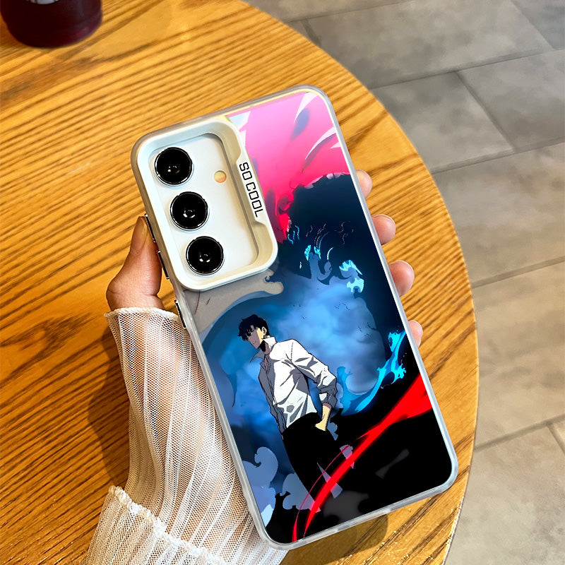 Solo Leveling Sung Jin-woo Soft Phone Case For Samsung Mobile Phones