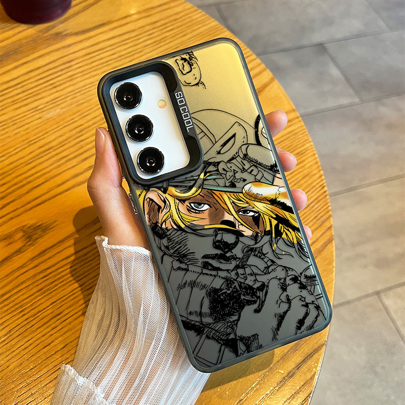 JoJo's Bizarre Adventure Soft Phone Case For Samsung Phones