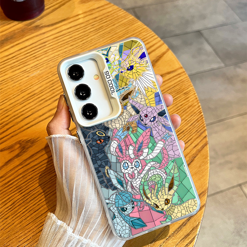 Pokémon Eeveelutions Gradient Phone Case For Samsung Flip