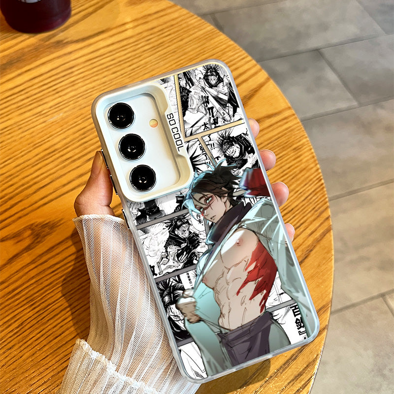 Jujutsu Kaisen Suguru Geto Manga Style Soft Phone Case For Samsung