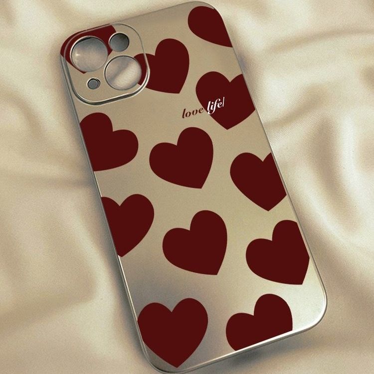 Full Screen Love Heart Soft Phone Case