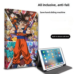 Dragon Ball Tri-fold IPad Tablet Case for Apple iPad Series with Pen Slot