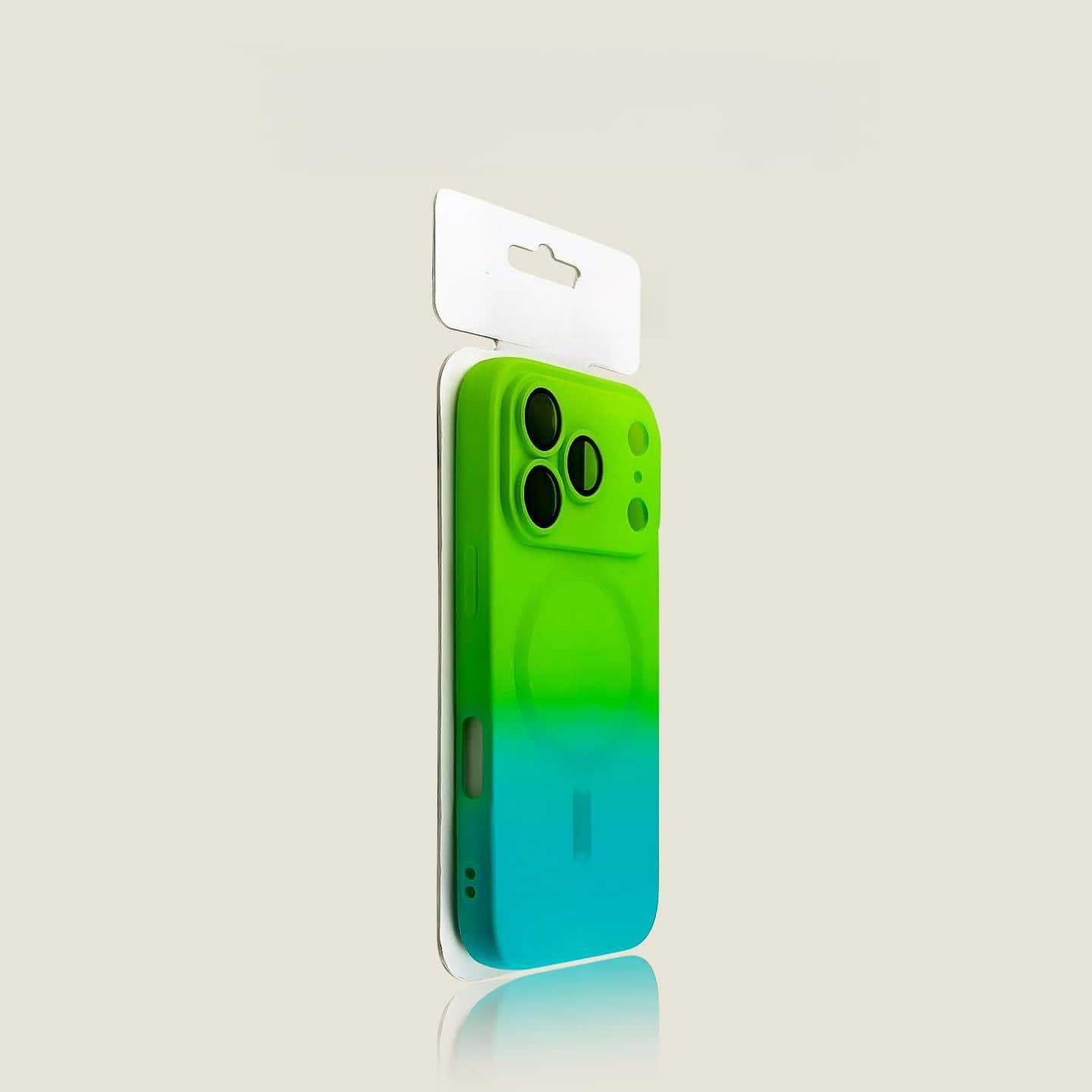 Green To Blue Gradient Magnetic Phone Case