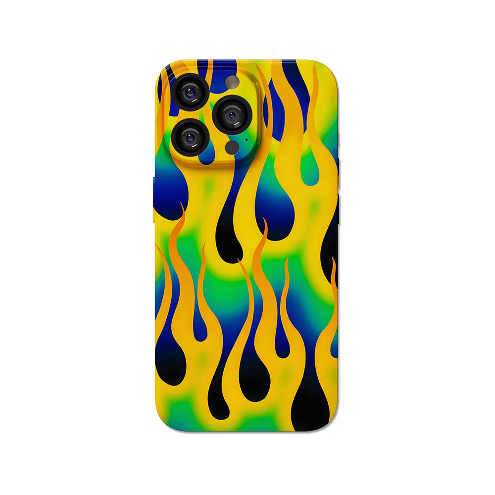 Niche Flame American Retro Premium Phone Case