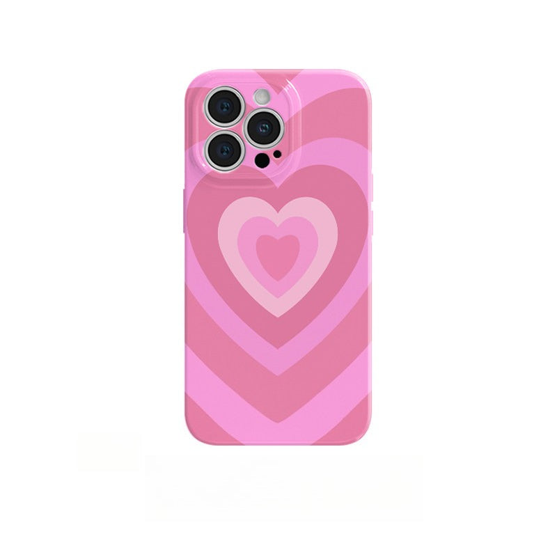 Pink Girly Love Heart Phone Case