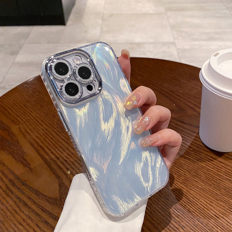 Precise Hole Yarn Feather Phone Case