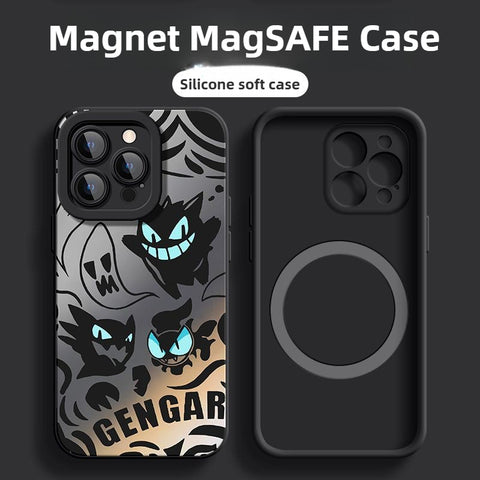 Gengar Magnetic Magsafe Phone Case Soft Silicone