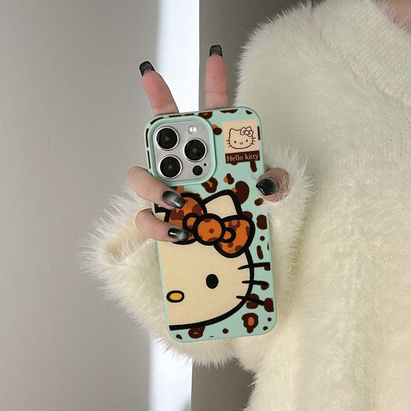 Leopard Kt Cat Carton iPhone Case