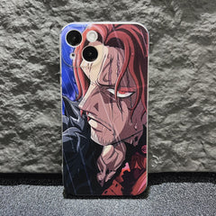 ONE PIECE Shanks Animation Transparent Phone Case for iPhone