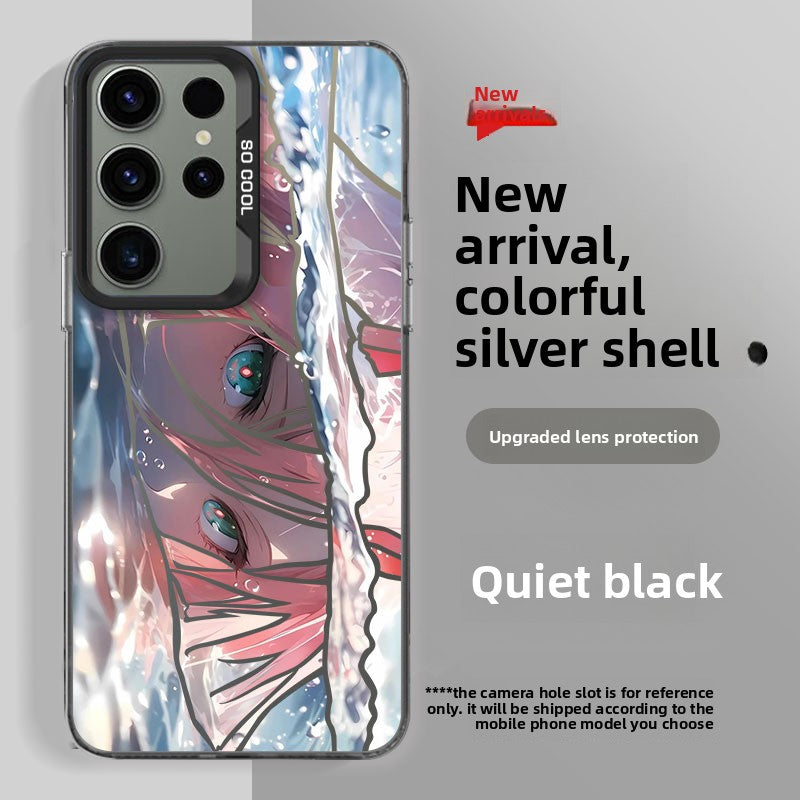 DARLING in the FRANXX Zero Two Colorful Silver Shockproof Phone Case  For the Samsung Galaxy