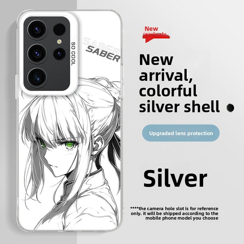 Fate Artoria Pendragon Silicone Phone Case For Samsung Mobile Phones
