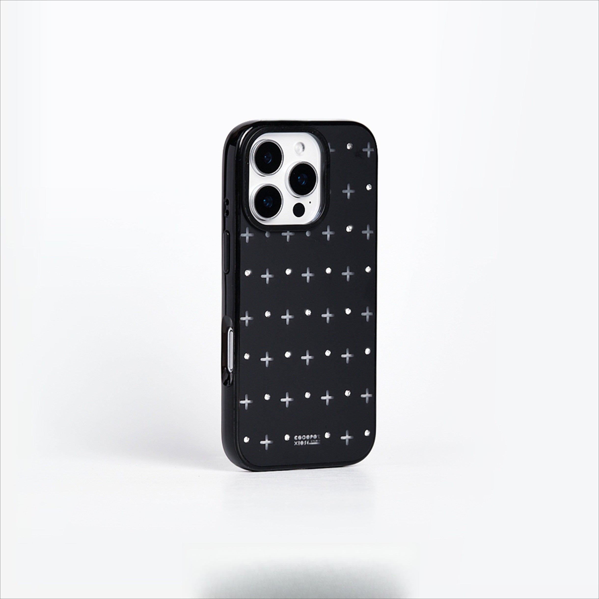 Rhinestone Black Phone Case