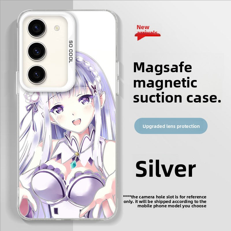 Re:Zero Silicone Magnetic Shockproof Phone Case For Samsung