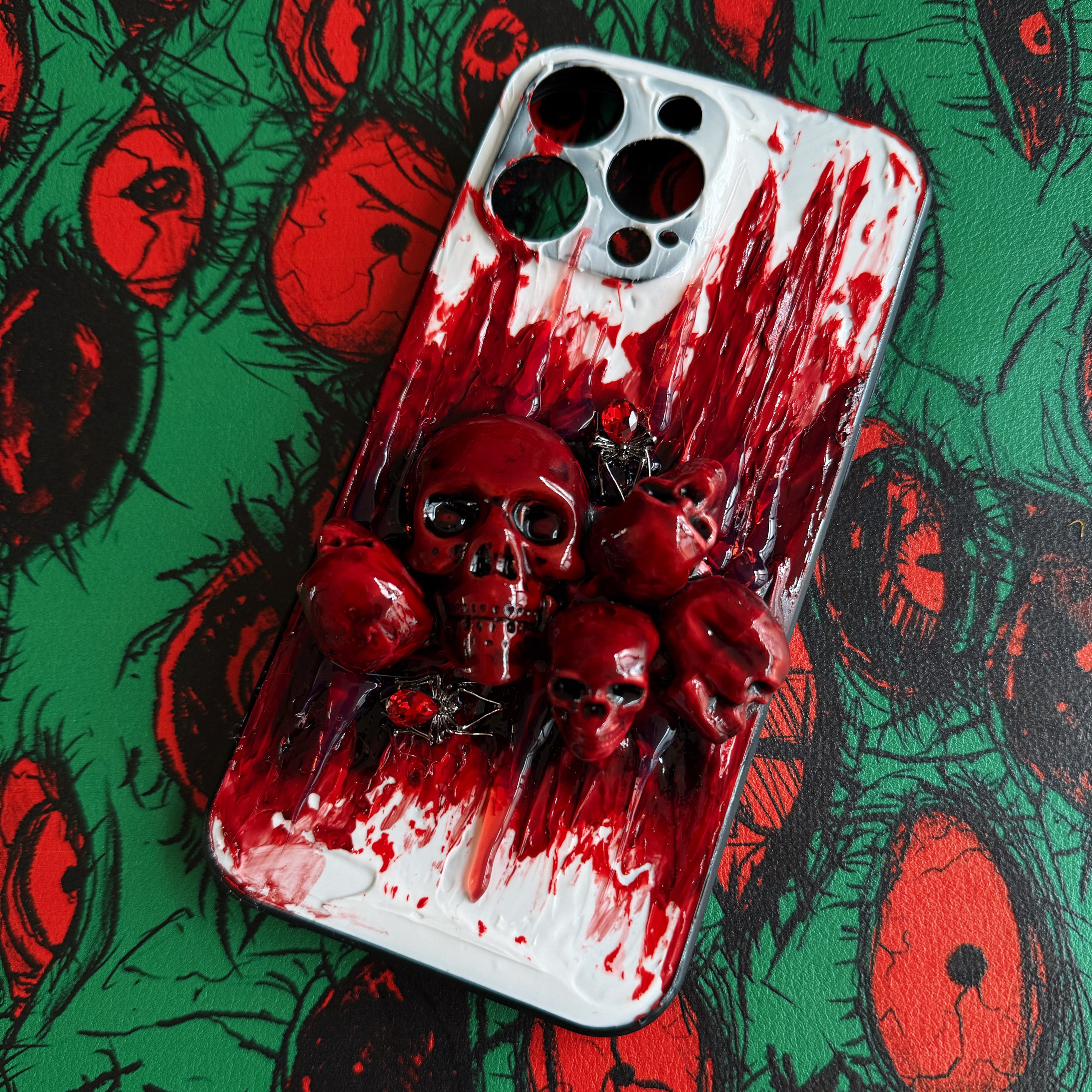 Dark Niche Skull iPhone Case