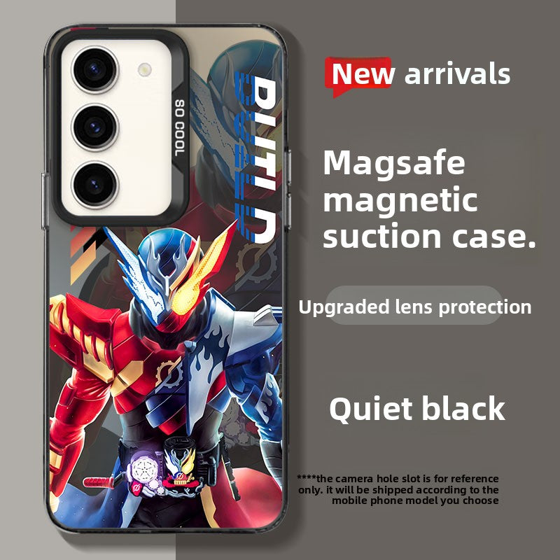 Kamen Rider Magnetic Shockproof Phone Case For Samsung Phones