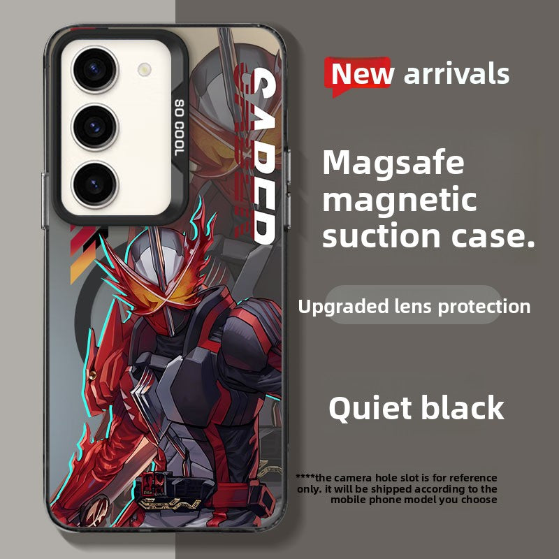 Kamen Rider Magnetic Shockproof Phone Case For Samsung Phones