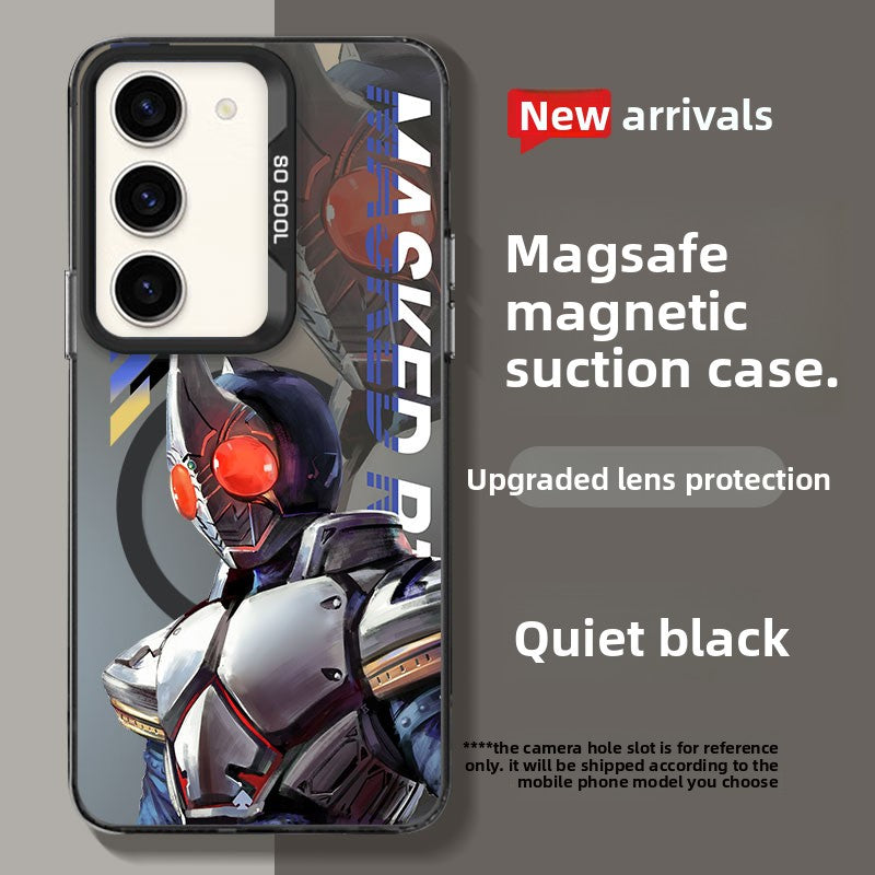 Kamen Rider Magnetic Shockproof Phone Case For Samsung Phones