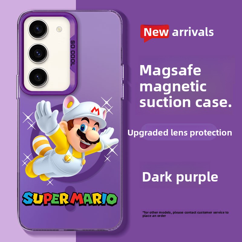 Mario Magnetic Shockproof Phone Case For Samsung Mobile Phones