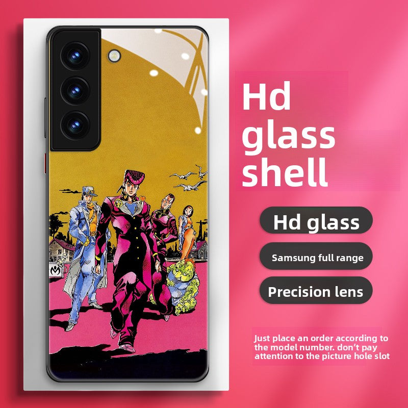 JOJO Glass Customizable Phone Case For Samsung Mobile Phones